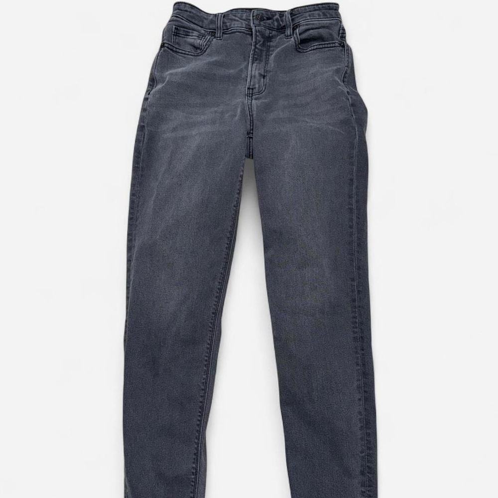 American Eagle Gray Skinny Jeans Stretch Women’s 00R Classic Faded Denim